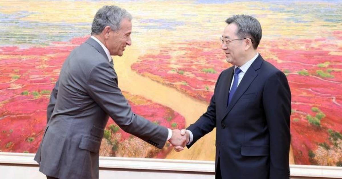 丁薛祥晤迪士尼行政總裁 歡迎繼續投資及深耕中國