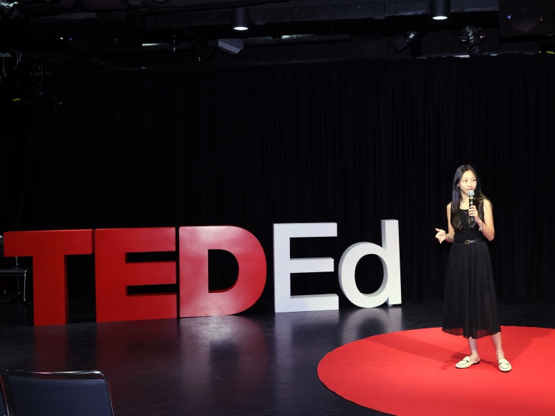 學生踏TED-Ed紅毯 暢談未來想像