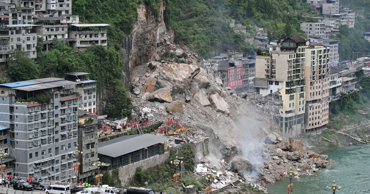 重慶彭水縣山崩塌 釀8死34人失聯